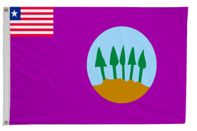 Bomi Liberia Flag with Eyelets