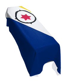 BONAIRE FLAG PREMIUM COFFIN DRAPE (MADE TO ORDER)