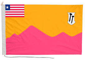 Bong Liberia Flag with Rope & Toggle