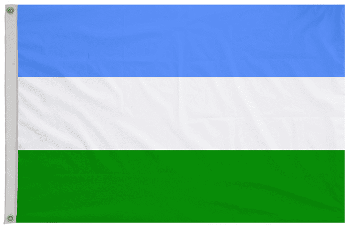 Boquerón Department Paraguay Flag with Eyelets