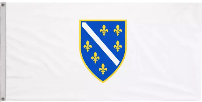 Bosnia and Herzegovina 1992 to 1995 Polyester 5'x3' Flag