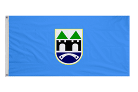 Bosnia and Herzegovina Capital City Sarajevo Flag with Eyelets