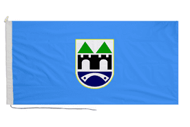 Bosnia and Herzegovina Capital City Sarajevo Flag with Rope & Toggle
