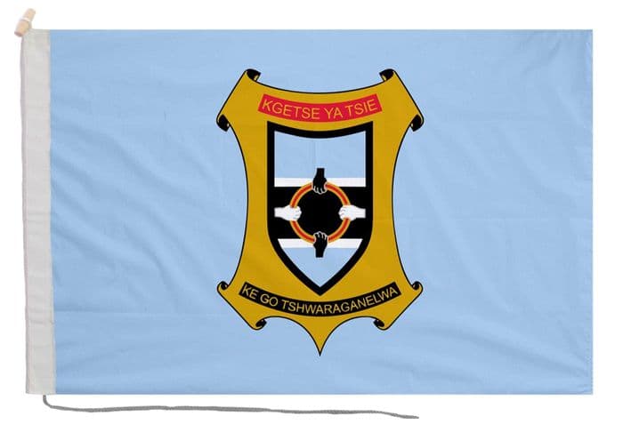 Botswana Capital City Gaborone Flag with Rope & Toggle