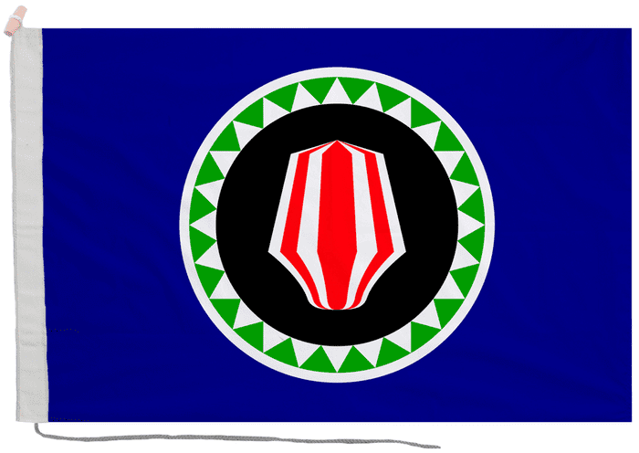 Bougainville Region Papua New Guinea Flag with Rope & Toggle
