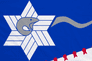Branch Davidians Flag with Rope & Toggle