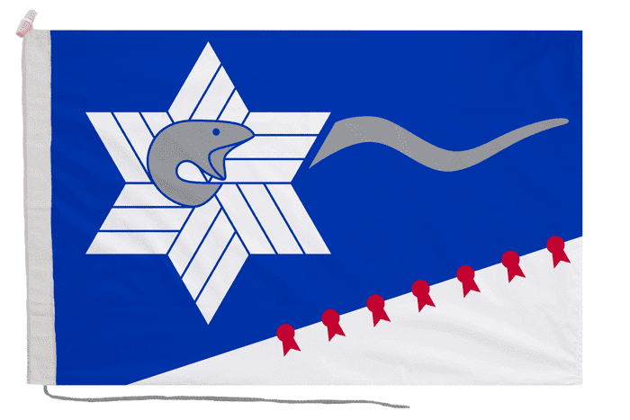 Branch Davidians Flag with Rope & Toggle