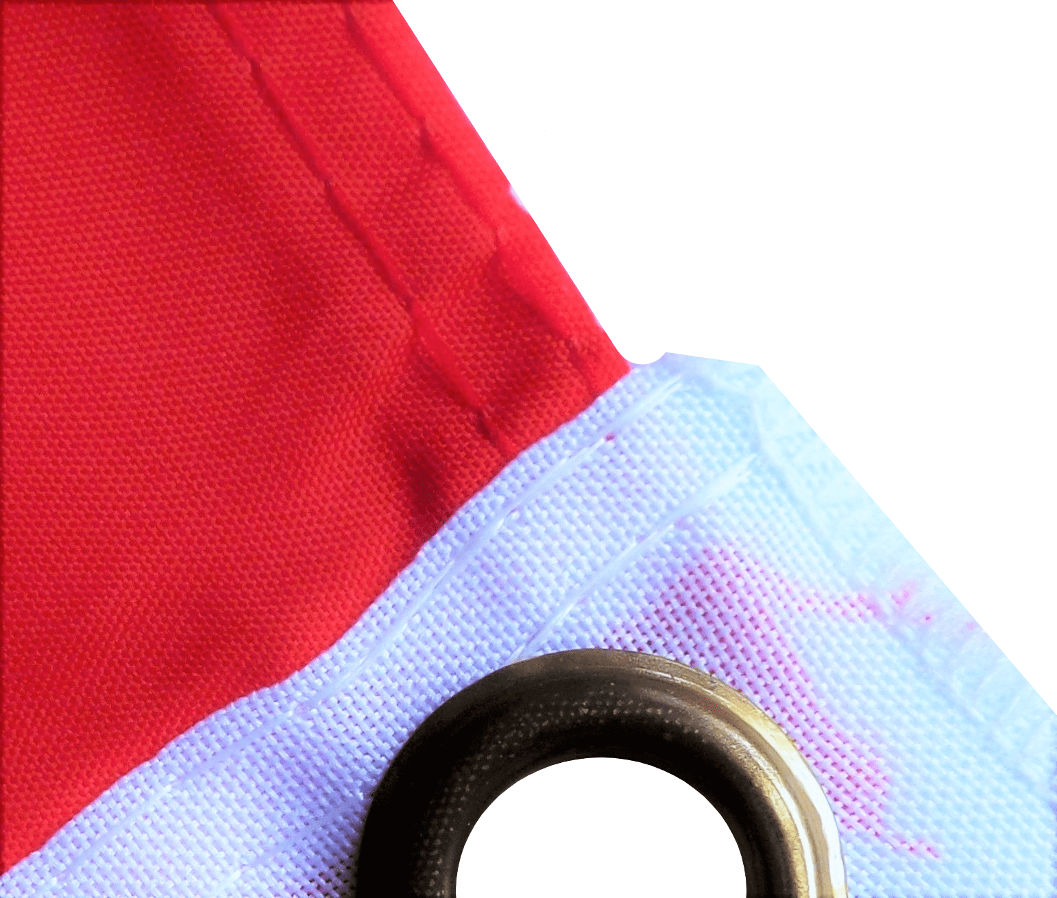 Bristol City Red and White Tricolour Flag