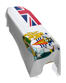 BRITISH ANTARCTIC TERRITORY FLAG PREMIUM COFFIN DRAPE (MADE TO ORDER)