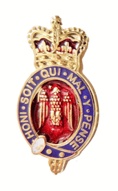 British Army Household Division Blues & Royals Pin Badge - MOD Approved - 1734