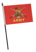 BRITISH ARMY MILITARY SMALL HAND WAVING FLAGS