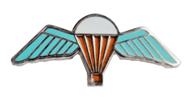 British Army Parachute Regiment Blue Pin Badge - MOD Approved