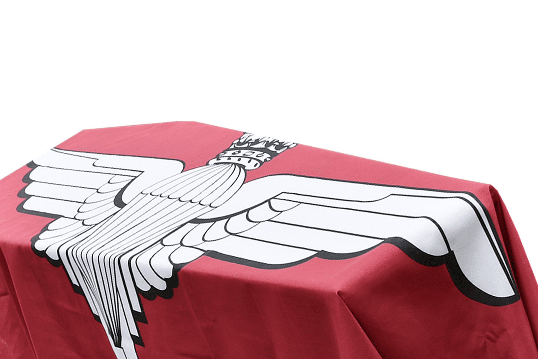 BRITISH ARMY PARACHUTE REGIMENT FLAG COFFIN DRAPE