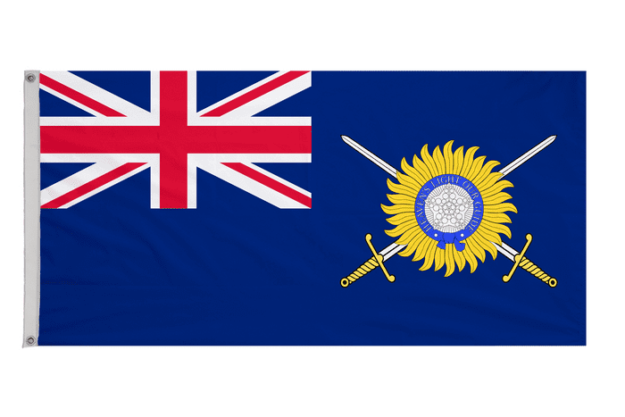 British Indian Army Flag with Eyelets