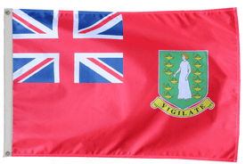 British Virgin Islands Civil Ensign (unofficial) Flag with Eyelets