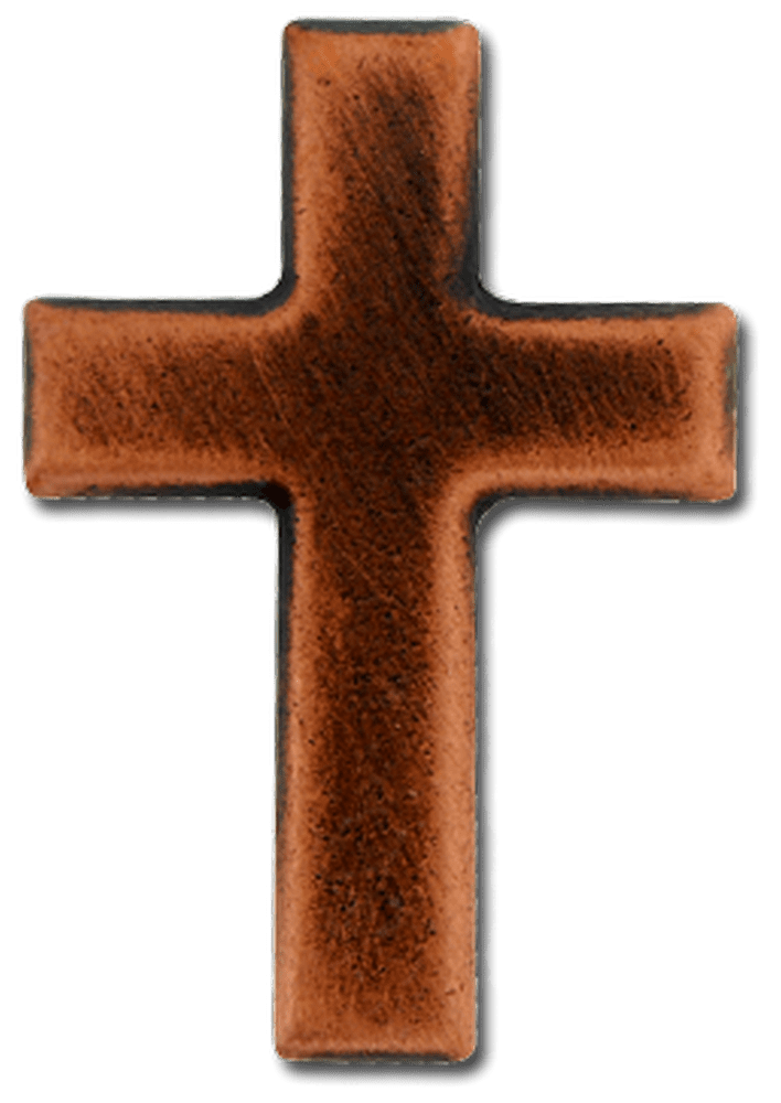 Bronze Cross Small Pin Badge