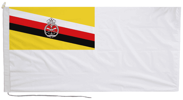 Brunei Naval Ensign Flag with Rope & Toggle