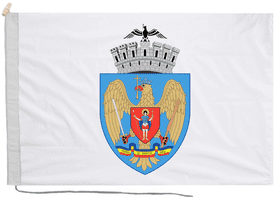 Bucharest City Romania Flag with Rope & Toggle