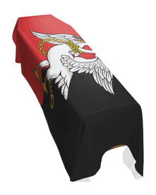 BUCKINGHAMSHIRE COUNTY FLAG PREMIUM COFFIN DRAPE (MADE TO ORDER)