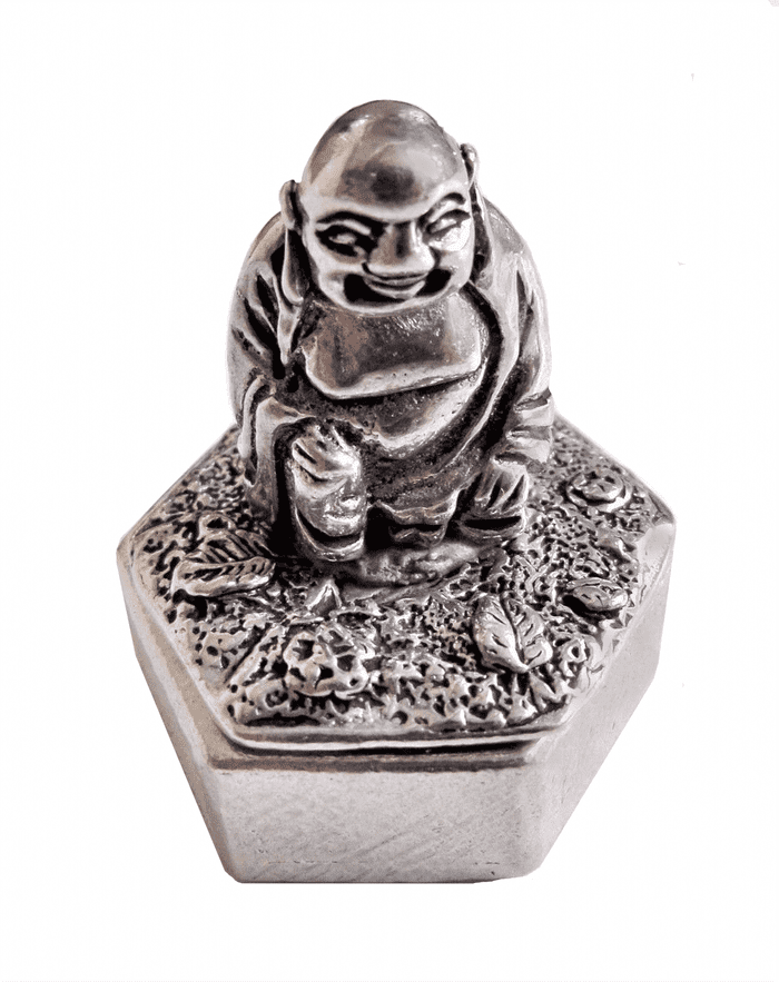 Buddha Buddhism Pewter Trinket Box - Hand Made In Cornwall