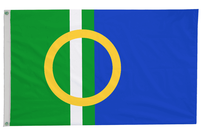 Calne Flag with Eyelets