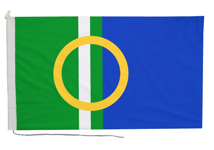 Calne Flag with Rope & Toggle