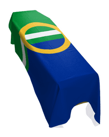 CALNE TOWN FLAG PREMIUM COFFIN DRAPE (MADE TO ORDER)