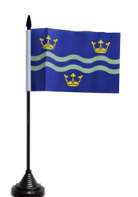 Cambridgeshire County Table Flag