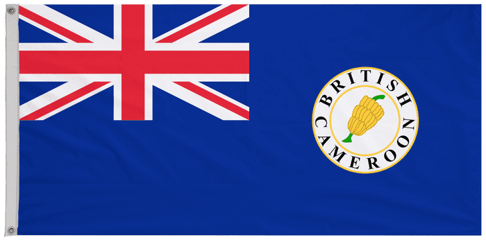 Cameroon British Cameroons 1916 to 1961 Flag with Eyelets