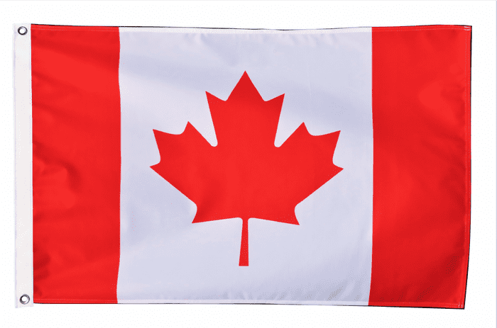 Canada Flag with Eyelets
