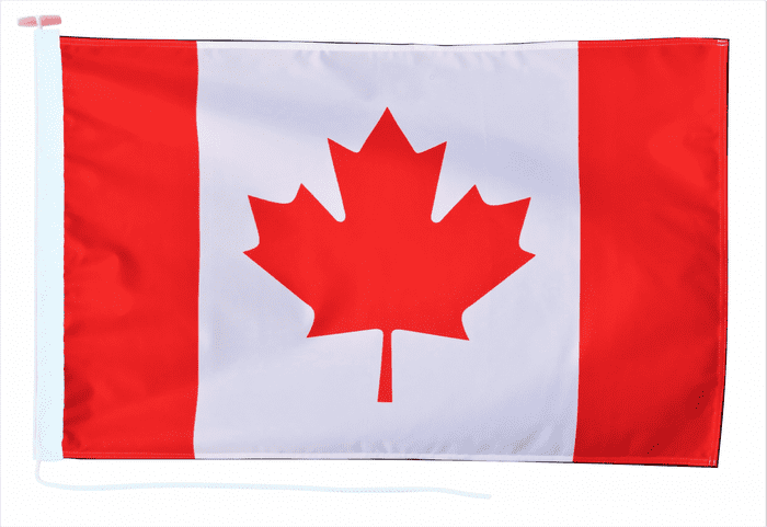 Canada Flag with Rope & Toggle