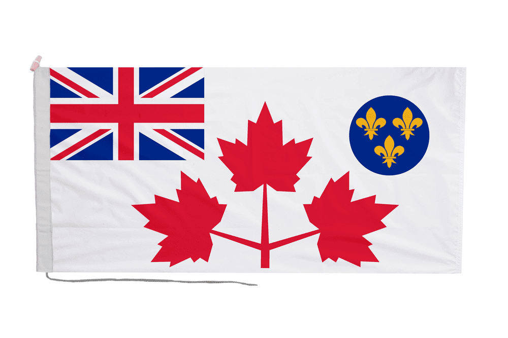 Canadian Army 1939-1944 Flag with Rope & Toggle