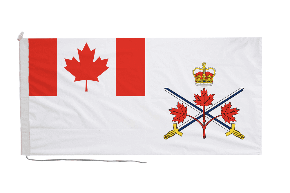 Canadian Rope Toggle Canadian Army 2013-2016 Flag with Rope & Toggle
