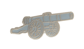 Cannon Field Artillery Small Pin Badge