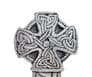 Cardinham Celtic Cross Large 10cm Height Solid Pewter Ornament - Hand Made in Cornwall