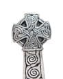 Cardinham Celtic Cross Large Solid Pewter Ornament - Hand Made in Cornwall