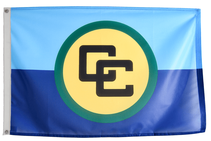 Caribbean Community CARICOM Flag with Eyelets