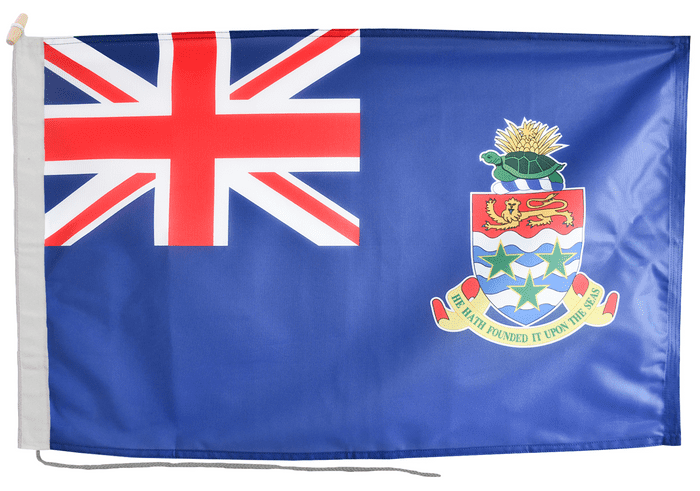Cayman Islands Flag with Rope & Toggle