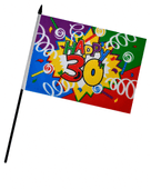 CELEBRATION MEDIUM HAND WAVING FLAGS