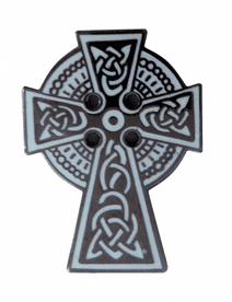Celtic Cross Pin Badge