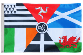 Celtic Nations Flag with Eyelets