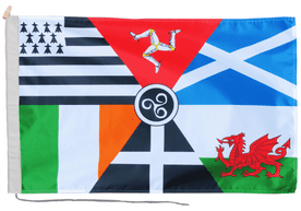 Celtic Nations Flag with Rope & Toggle