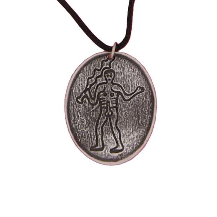 Cerne Abbas Giant Dorset Pewter Pendant - Made in England