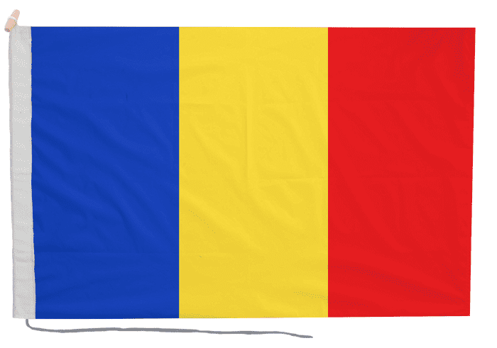 Chad Flag with Rope & Toggle