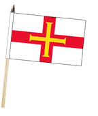 CHANNEL ISLANDS & ISLE OF MAN LARGE HAND WAVING FLAGS