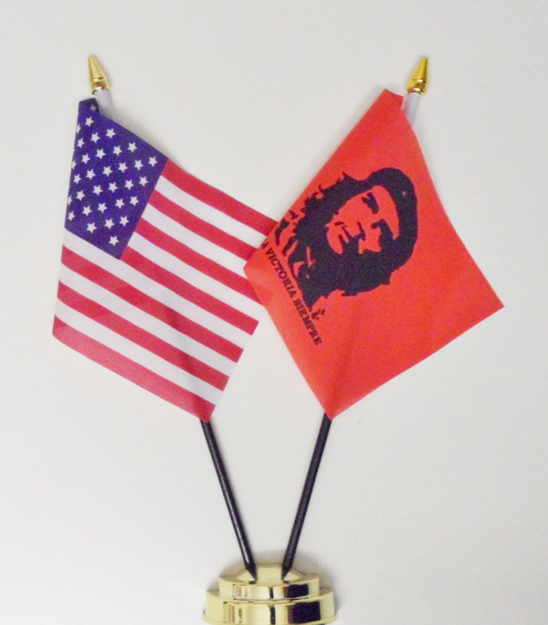 Che Guevara & United States Friendship Table Flags - Foto 8