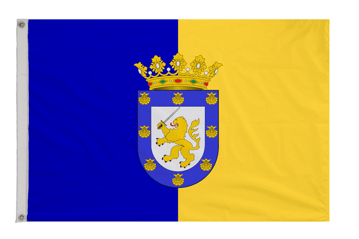 Chile Capital City Santiago Flag with Eyelets