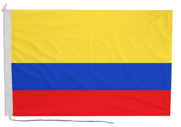 Colombia Flag with Rope & Toggle