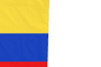 Colombia Presidential Flag with Rope & Toggle