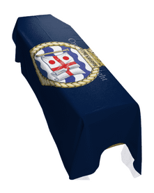 COMMANDER UNITED KINGDOM STRIKE FORCE PREMIUM COFFIN DRAPE